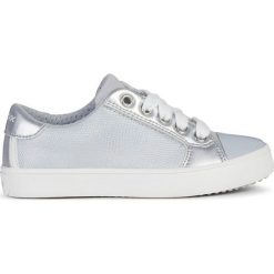Geox - Buty. Białe buty sportowe damskie Geox, bez wzorów, z gumy, sportowe. Za 219,90 zł.