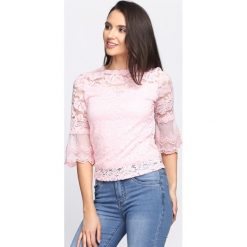 Bluzki damskie: Różowa Bluzka Apparel