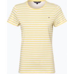 Bluzki, topy, tuniki: Tommy Hilfiger – T-shirt damski, żółty