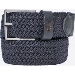 Calvin Klein Jeans - Pasek. Szare paski męskie Calvin Klein Jeans, w paski, z bawełny. W wyprzedaży za 129,90 zł.