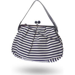 TORBA GINNATA weekend max mara. Białe torebki klasyczne damskie Weekend Max Mara, w paski, na ramię, bez dodatków. W wyprzedaży za 1028,30 zł.