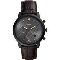 Fossil - Zegarek. Pomarańczowe zegarki męskie Fossil, ze stali. Za 699,90 zł.