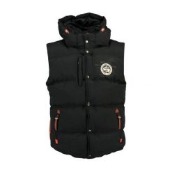 Geographical Norway Kamizelka Męska Vilano M Czarny. Czarne płaszcze męskie marki Geographical Norway, m, bez wzorów, bez kaptura. W wyprzedaży za 278,00 zł.