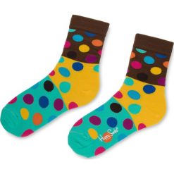 Skarpetki damskie: Skarpety Wysokie Unisex HAPPY SOCKS - BDB01-8000 Kolorowy
