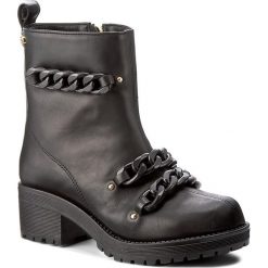 Botki LOVE MOSCHINO - JA24035G14IA000A Nero/Nero. Czarne botki damskie na obcasie marki Love Moschino, ze skóry. W wyprzedaży za 749,00 zł.