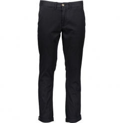 Spodnie chino - Slim fit - w kolorze czarnym. Czarne bez kategorii Ben Sherman, w paski, z materiału. W wyprzedaży za 173,95 zł.