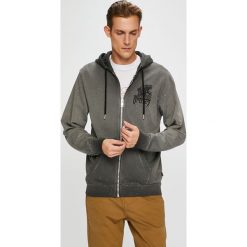 Diesel - Bluza. Szare bluzy męskie Diesel, s, z nadrukiem, z bawełny, z kapturem. W wyprzedaży za 449,90 zł.