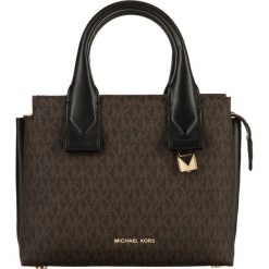Michael Kors Rollins Torebka Brązowy. Pomarańczowe torebki klasyczne damskie Michael Kors, w paski, z bawełny, bez dodatków. Za 1231,95 zł.