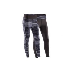 Legginsy do jogi YOGA+ 920 damskie. Czarne legginsy skórzane DOMYOS, l. Za 119,99 zł.