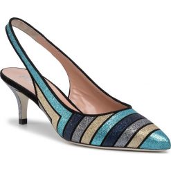 Sandały POLLINI - SA10085C1ATQ100B Sk/Go/Ir/Oc/Nero. Klapki damskie Pollini, z aplikacjami, ze skóry. Za 1499,00 zł.