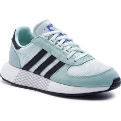 Buty adidas - Marathon Tech G27521 Clemin/Cblack/Iclemin. Zielone buty sportowe damskie Adidas, bez wzorów, ze skóry, sportowe. Za 549,00 zł.