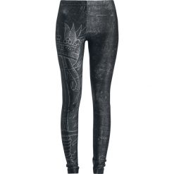 Gothicana by EMP Built For Comfort Legginsy czarny. Czarne legginsy marki Gothicana by EMP, xl, z nadrukiem. Za 86,90 zł.