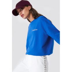 Moves Bluza Tessi-Lala - Blue. Niebieskie bluzy z nadrukiem damskie marki Moves, z długim rękawem, długie. Za 202,95 zł.