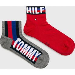 Tommy Hilfiger - Skarpety (2-Pack). Szare skarpetki męskie marki TOMMY HILFIGER, z bawełny. Za 45,90 zł.