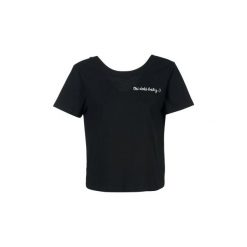 T-shirty z krótkim rękawem Moony Mood GORDY. Czarne t-shirty damskie Moony Mood, s, bez wzorów, bez kołnierzyka. Za 54,50 zł.