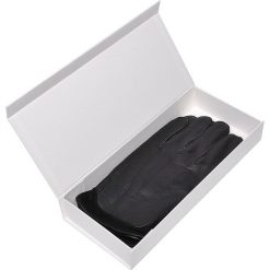RĘKAWICZKI MĘSKIE SKÓRZANE Z ŁĄCZONYCH MATERIAŁÓW. Czarne rękawiczki męskie marki Top Secret, na zimę, z materiału. W wyprzedaży za 39,99 zł.