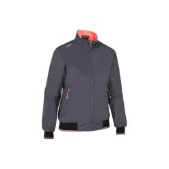 Bluza żeglarska na regaty RACE 100 damska. Szare bluzy damskie TRIBORD, bez wzorów, z elastanu, bez rękawów, bez kaptura. Za 149,99 zł.