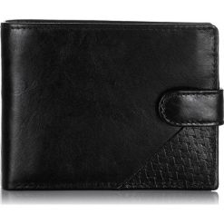 PORTFEL MĘSKI CASH RFID. Czarne portfele męskie producent niezdefiniowany, bez wzorów, ze skóry. Za 89,00 zł.