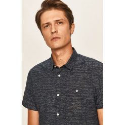 Tom Tailor Denim - Koszula. Niebieskie koszule męskie TOM TAILOR DENIM, s, bez wzorów, z bawełny, klasyczne, z klasycznym kołnierzykiem, z krótkim rękawem. Za 169,90 zł.