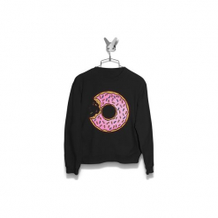 Bluza Nadgryziony Pączek Męska. Czarne bluzy męskie marki Failfake, s. Za 160,00 zł.