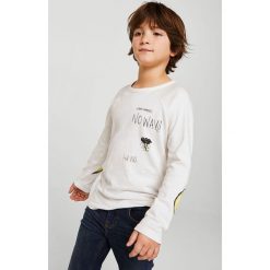 T-shirty chłopięce: Mango Kids – Longsleeve dziecięcy Feliz 110-164 cm