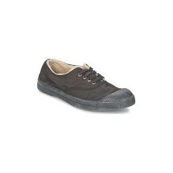 Buty Dziecko Bensimon TENNIS FOURREES. Szare trampki dziewczęce Bensimon, bez wzorów, bez zapięcia. Za 104,50 zł.