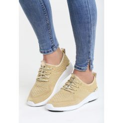 Złote Buty Sportowe Stole Away. Żółte buty sportowe damskie Born2be, bez wzorów, sportowe. Za 99,99 zł.