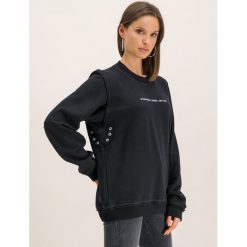 Bluza Diesel 00SY4M 0IAJH. Czarne bluzy damskie Diesel, m, bez wzorów, z bawełny, bez rękawów, bez kaptura. W wyprzedaży za 399,00 zł.