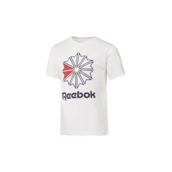 T-shirty z krótkim rękawem Dziecko Reebok Classic Koszulka Unisex Classics Starcrest. Białe t-shirty chłopięce Reebok Classic, bez wzorów, z krótkim rękawem. Za 69,95 zł.
