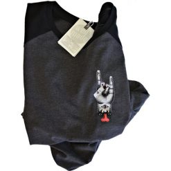 T-shirt Horned Hand Basic. Czarne t-shirty męskie Pakamera, m, bez wzorów, z bawełny, klasyczne, z klasycznym kołnierzykiem. Za 139,00 zł.