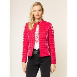 Kurtka puchowa Guess Vona W01L91 WCOF0. Niebieskie kurtki damskie Guess, xs, z aplikacjami, ze skóry ekologicznej, bez kaptura. W wyprzedaży za 549,00 zł.