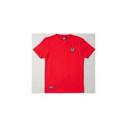 Koszulka BLB SMALL BADGE Red. Czerwone koszulki męskie Crankk, xl, z aplikacjami, z bawełny, polo, bez rękawów. Za 139,00 zł.