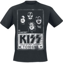 T-shirty męskie: Kiss In concert T-Shirt czarny