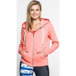 Under Armour - Bluza Favorite Fleece FZ. Różowe bluzy rozpinane damskie Under Armour, l, z bawełny, z kapturem. W wyprzedaży za 199,90 zł.