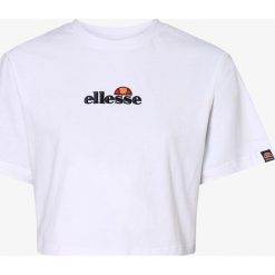 Ellesse - T-shirt damski – Fireball Tee, biały. Białe t-shirty damskie Ellesse, s, z haftami, z bawełny, bez kołnierzyka. Za 99,95 zł.