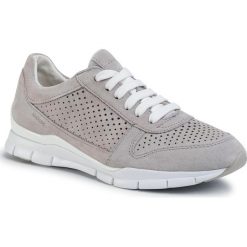 Sneakersy GEOX - D Sukie E D02F2B 00022 C1010 Lt Grey. Szare półbuty damskie Geox, ze skóry. Za 429,00 zł.