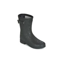 Kalosze Hunter REFINED INSULATED SHORT. Czarne kalosze damskie Hunter, bez wzorów. Za 583,20 zł.