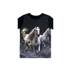 T-shirt WHITE HORSES. Czarne t-shirty damskie Missspark, s, bez wzorów, z bawełny, bez kołnierzyka. Za 139,00 zł.