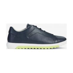 Geox Nexside Tenisówki Niebieski. Niebieskie trampki męskie Geox, bez wzorów, ze skóry, bez zapięcia. Za 636,95 zł.