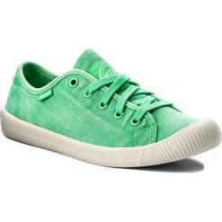 Tenisówki PALLADIUM - Flex Lace 93155-325-M Irsh Grn/Mrshmllw. Zielone półbuty damskie Palladium, na co dzień, bez wzorów, z gumy, bez obcasa, na płaskiej podeszwie, bez zapięcia. W wyprzedaży za 199,00 zł.