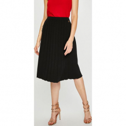 Trussardi Jeans - Spódnica. Szare spódniczki Trussardi Jeans, m, z bawełny, z podwyższonym stanem, midi, plisowane. W wyprzedaży za 339,90 zł.