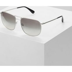 Okulary przeciwsłoneczne męskie lustrzane: Prada Okulary przeciwsłoneczne matte silver / gradient grey silver