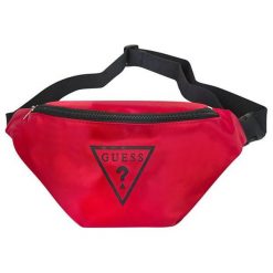 Guess Logo Elegant Nerki Logo Fanny Pack Pink. Różowe nerki damskie marki Guess, z aplikacjami, bez dodatków. Za 0,00 zł.