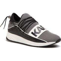 Sneakersy KARL LAGERFELD - KL51144 Black Satin Text W/White. Czarne sneakersy męskie marki KARL LAGERFELD, na co dzień, bez wzorów, ze skóry, bez zapięcia. Za 839,00 zł.