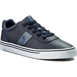 Tenisówki POLO RALPH LAUREN - Hanford A85 Y2140 R0580 A4011 816168180899 Navy. Niebieskie półbuty męskie Polo Ralph Lauren, z aplikacjami, ze skóry, eleganckie, na sznurówki. W wyprzedaży za 299,00 zł.