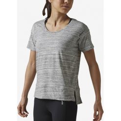 Reebok Koszulka Szary. Szare podkoszulki męskie Reebok, m, bez wzorów, z bawełny, bez kołnierzyka, krótkie. Za 137,95 zł.