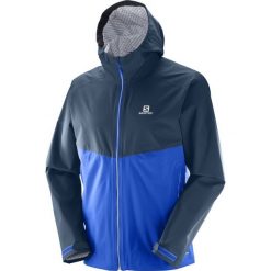 Kurtki sportowe męskie: Salomon Kurtka męska La Cote Flex 2.5L Surf The Web/Dress Blue r. XL (394252)