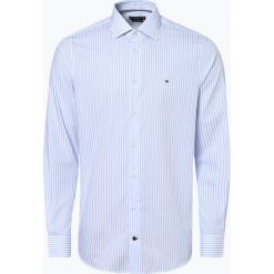 Tommy Hilfiger Tailored - Koszula męska łatwa w prasowaniu, niebieski. Niebieskie koszule męskie Tommy Hilfiger Tailored, m, w paski, z bawełny, biznesowe, bez kołnierzyka, bez rękawów. Za 299,95 zł.