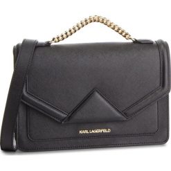Torebka KARL LAGERFELD - COKW0002 Black/Gold. Czarne torebki klasyczne damskie marki KARL LAGERFELD, bez wzorów, ze skóry, klasyczne, bez dodatków. Za 1339,00 zł.