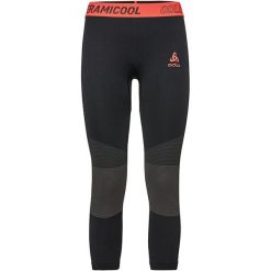 Odlo Spodnie tech. Odlo Bottom 7/8 CERAMICOOL MOTION - 360281 - 360281/30391/XS. Czarne spodnie sportowe damskie marki Odlo, xs. Za 173,07 zł.